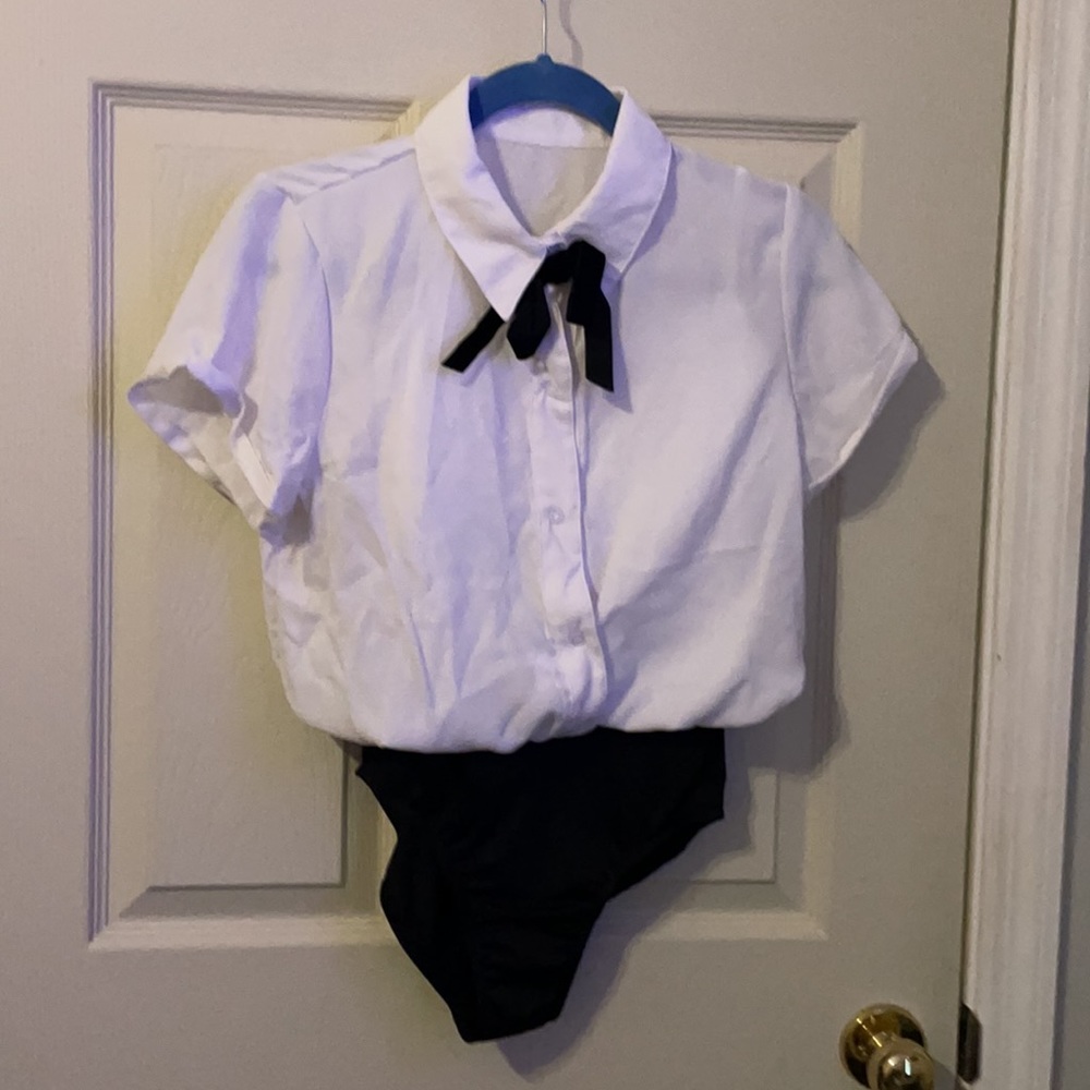 White and Black Dance Costume